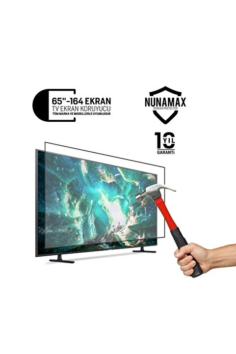 Nunamax 65" Inç 164 Ekran Tv Ekran Koruyucu 65