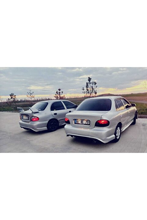 Hyundai Accent Yumurta Kasa Uyumlu Arka Tampon Eki Costum Boyasız Siyah