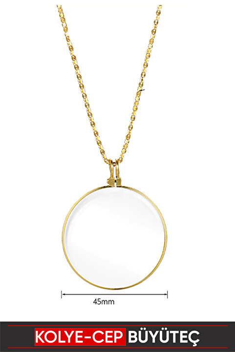 Dytac Gold Kolye-cep Büyüteç 5x - 42mm