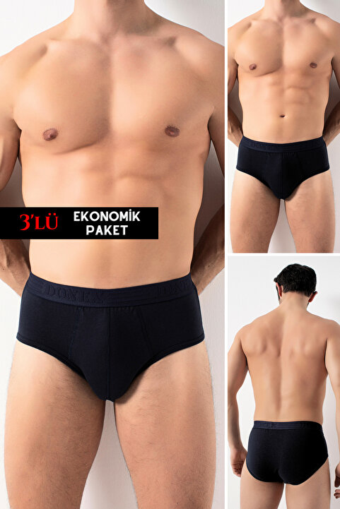 Özlem & Donex 2355 Donex 3'lü Paket Likralı Slip