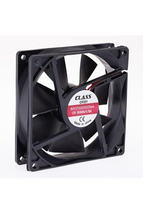 Genel Markalar Cf-252 92x92x25 Dc 24 Volt 2 Pin 50/60 Hz 0.12a Fan