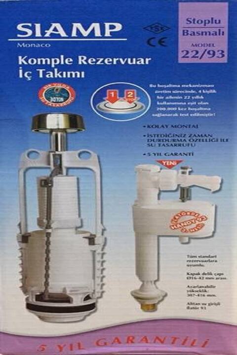 Genel Markalar Siamp Stoplu Basmalı Iç Takım 22x 93