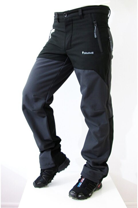Mudwill Erkek Gri Outdoor Kışlık Softshell Pantolon