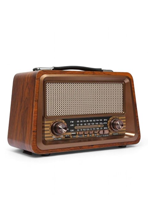 ROYALTREND Nostaljik Gerçek Ahşap Radyo, Eskitme Nostalji Radyo, (BLUETOOTH, USB ÖZELLİKLİ)