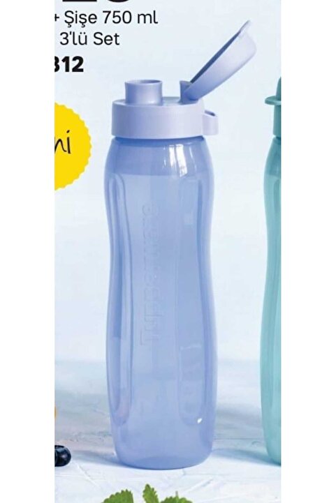 Tupperware Plastik 750 ml yeni ürün gen II Eco Bottle shurax 0,75 L Mor