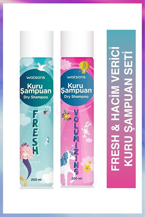 Watsons Hacim Verici Kuru Şampuan Ve Fresh Kuru Şampuan Set