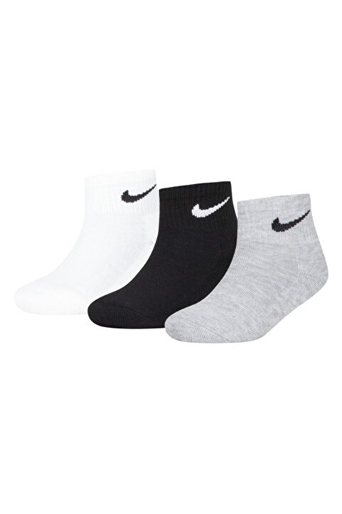 Nike LITTLE KIDS' CUSHIONED ANKLE SOCKS 3'LÜ ÇORAP UN0026-W2F