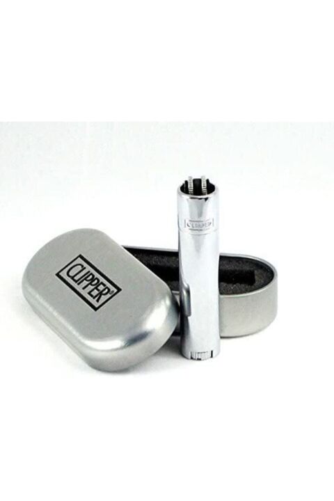 Clipper Kişiye Özel Metal Kutulu Metal Çakmak