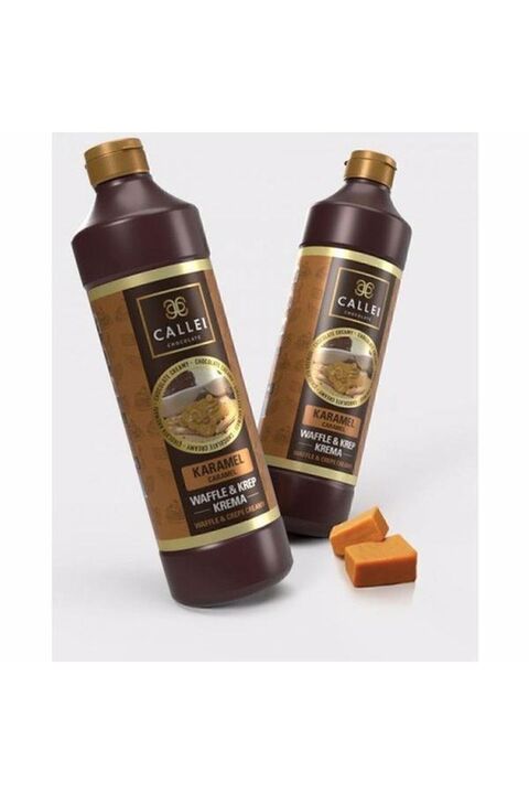 Callei Chocolate Şişe Karamel Waffle 1 Kg/ Karamel