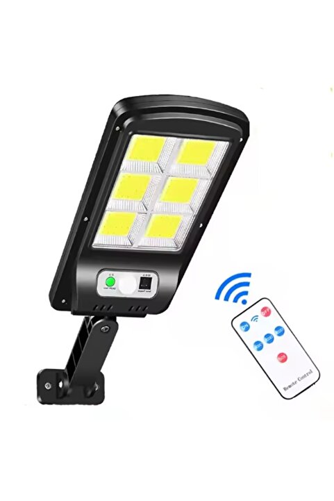 gaman Fotoselli 3 Modlu Cob Led Solar Güneş Enerjili Sokak Lambası Bahçe Aydınlatması 35cm X 11.5cm