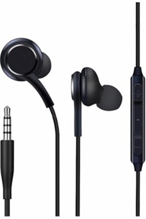 HyperAge 3.5 Mm Jack Kulak Içi Kablolu Kulaklık, Ergonomik Tasarım Örgülü Dayanıklı Kablo Siyah