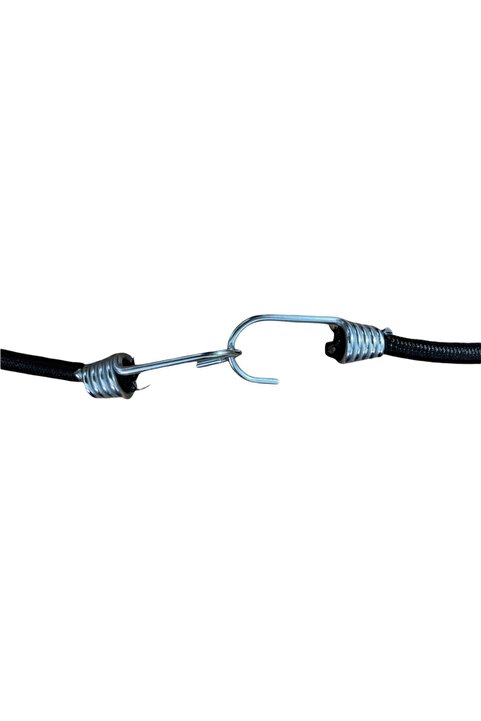 Motobros Bagaj Lastiği Kancalı Lastik Ultra Gergin Çelik Uçlu Misina Ip 1 Adet 90 Cm