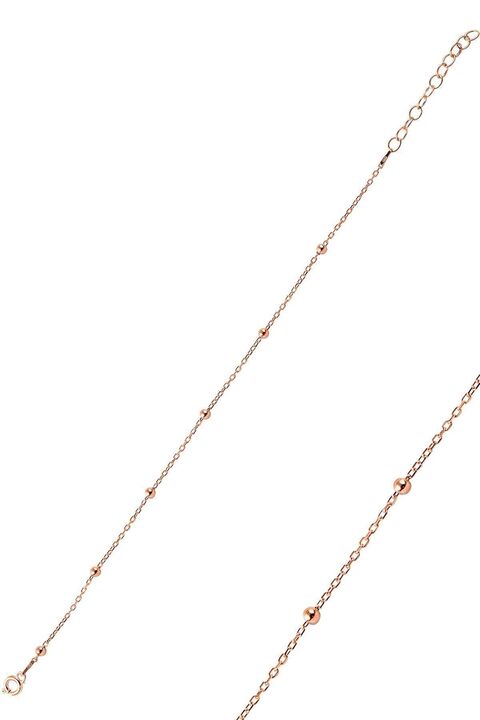 Söğütlü Silver Gümüş Rose Top Top Halhal