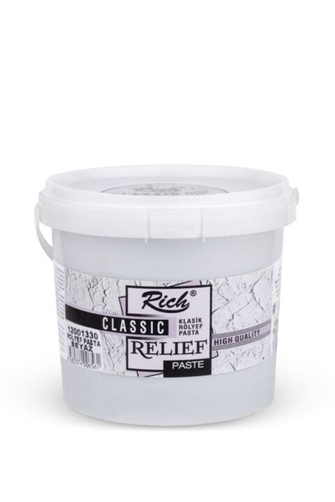 Rich Rölyef Pasta 1200 Gr Beyaz