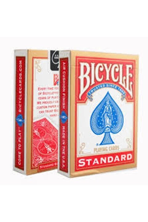 Bicycle Standart Index Oyun Kağıdı Kartı Destesi Kartları Kırmızı