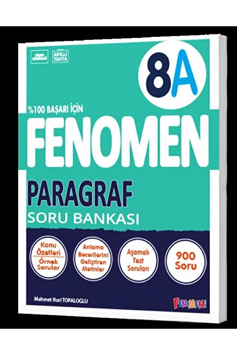 Fenomen Yayıncılık FENOMEN  YAYINCILIK 8.Sınıf   Paragraf A Soru Bankası