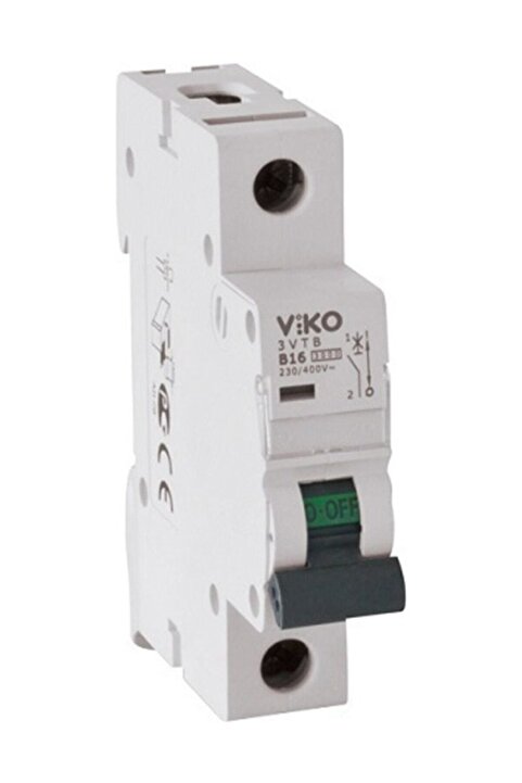 Genel Markalar Viko 3vtb-1b10 Monofaze 1x10a B Tipi Otomatik Sigorta 3ka