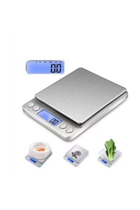NEWSTORE HOME Dijital Hassas Elektronik Taşınabilir Terazi Tartı 2000 gr 0.1 gr Hassasiyetli