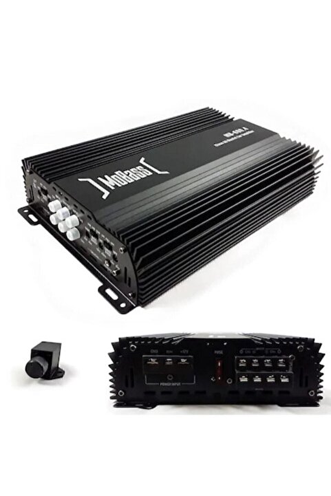 Mobass Mb-600.4 3000waat 4x60 Rms Bass Kontrollü Oto Anfi