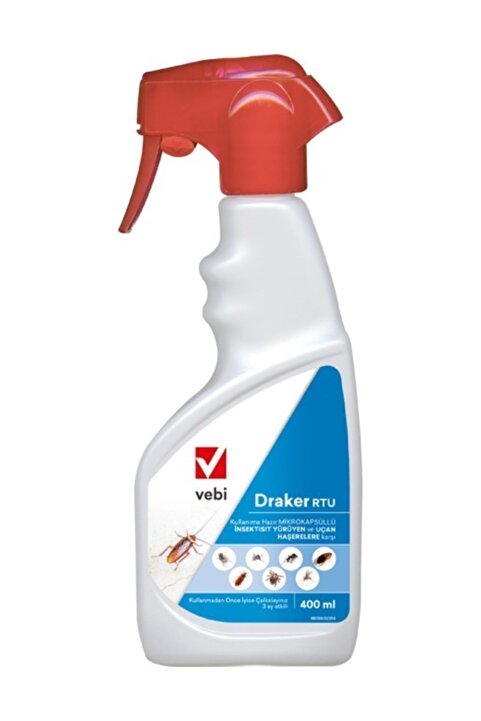Vebi Akrep Çiyan Kırkayak Ilacı Draker  - Kokusuz Ve Konsantre  Sprey 400 Ml