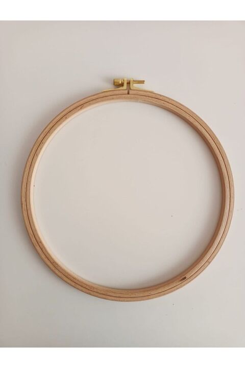 Nurge Vidalı Ahşap Kasnak No :5 (22 Cm)
