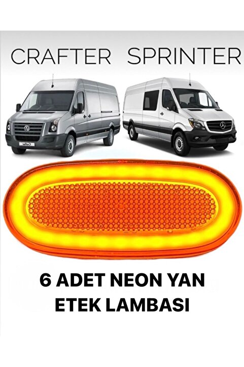 GM Auto Store Sprinter Crafter Yan Etek Lambası Bire Bir Uyumlu Soketsiz