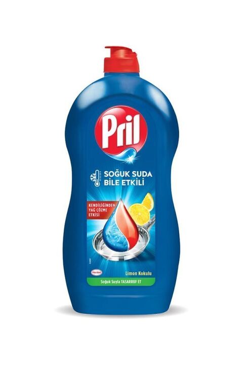 Pril Ultra Güç Sıvı Bulaşık Deterjanı Limon Kokulu 1350 g Hijyen Soğuk Suda Etkili