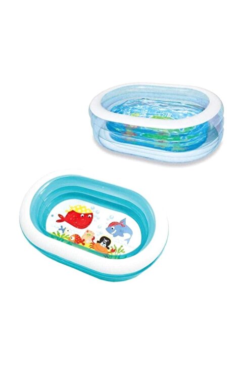 Intex Şeffaf Oval Havuz 163x107x46 cm