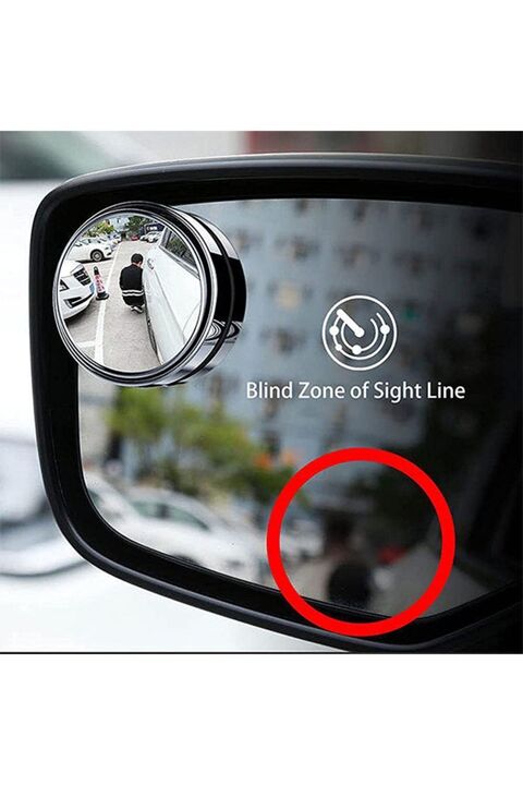 MeyZone Kör Nokta Ayna Seti 2'li Araç 360° Oynar Oto Kör Nokta Aynası Dikiz Arka Yan Görüş Güvenlik Aynası
