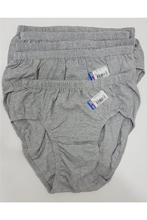 Seher Yıldızı Gri Renk 5 Adet Erkek Slip Külot