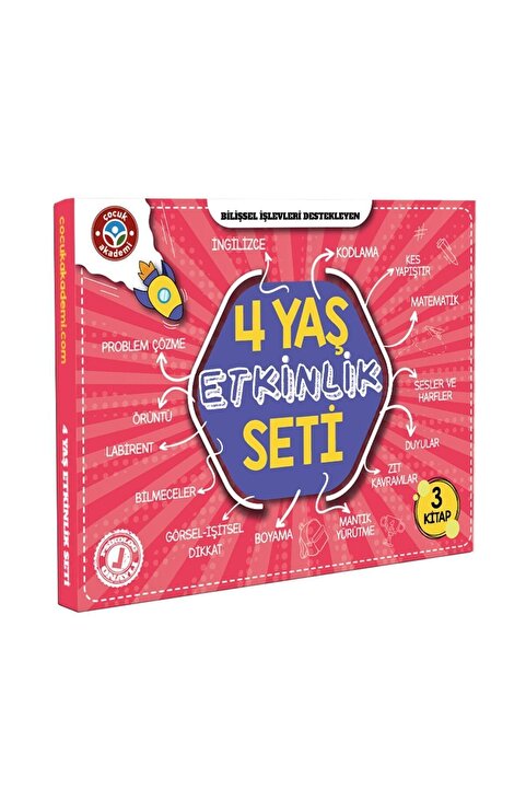 Çocuk Akademi 4 Yaş Etkinlik Seti