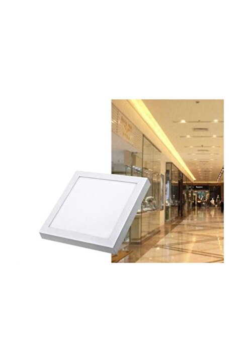 Cata 18w Sıva Üstü Kare Led Panel Armatür Ct-5234 - Beyaz Işık