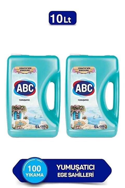 ABC Çamaşır Yumuşatıcısı Ege Sahilleri 5 Litre X 2 Adet