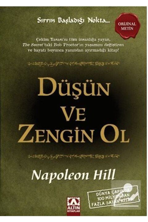 Altın Kitaplar Düşün Ve Zengin Ol