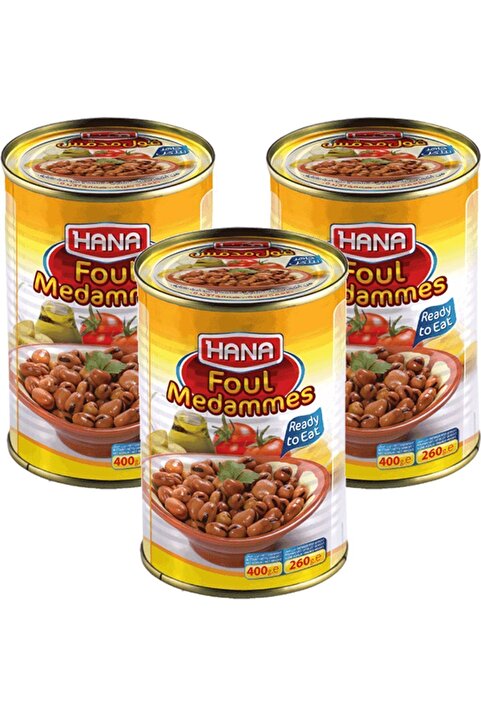 Hana Bakla Konservesi 400gr X 3 Adet