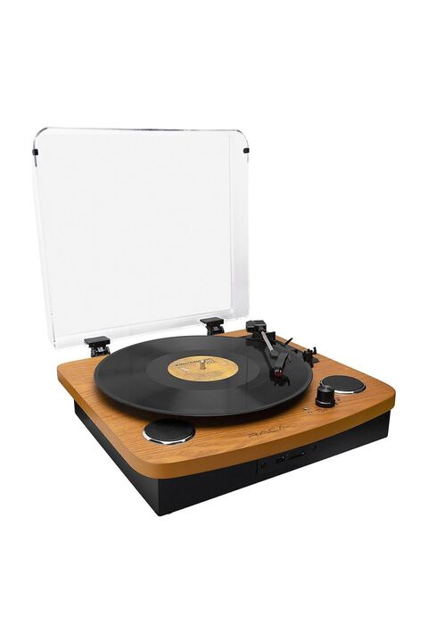 RACA Voyager Retro Ahşap Pikap Bluetooth Usb Hafıza Kartı Aux Dahili Hoparlör Yedek Iğnesi Ile