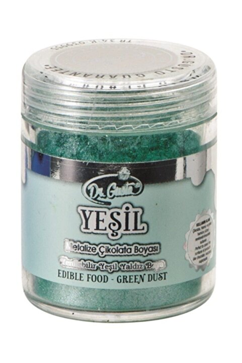 Dr. Gusto Yenilebilir Yaldızlı Sim Boya Yeşil 10 Gr