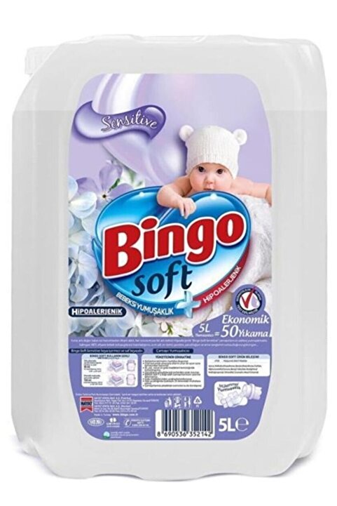 Bingo Soft Yumuşatıcı Sensitive 5 Lt