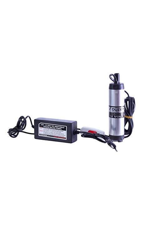 DÜZEY POMPA Düzey 220-12 Volt Mini(KÜÇÜK) Dalgıç Adaptörlü Mazot Aktarma(SIVI TRANSFER) Pompası (SU,SÜT,YAĞ)