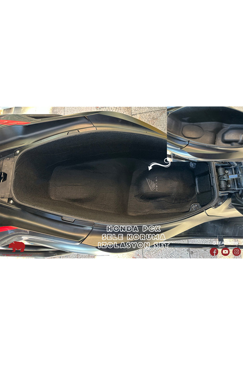 TEARNOW Pcx (2021-2025) Trim Ses Önleyici Konfor/izolasyon Set - Siyah