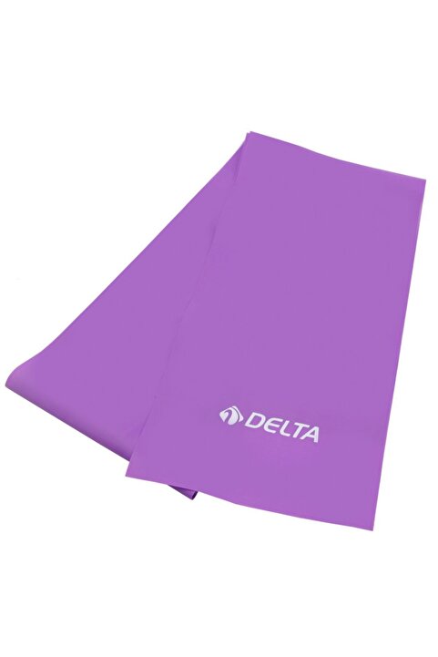 Delta Pilates Bandı Orta Sert 150 x 15 Cm Egzersiz Direnç Lastiği (Uç Kısmı Açık)