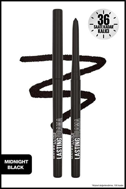 Maybelline New York Lasting Drama Automatic Liner Göz Kalemi- Midnight Black - Siyah