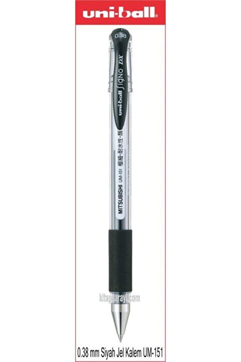 uni-ball Uniball Signo Dx 0.38 Mm Siyah Jel Kalem Um-152