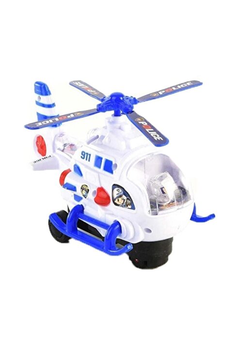 can oyuncak Polis Helikopteri Işıklı Ve Müzikli
