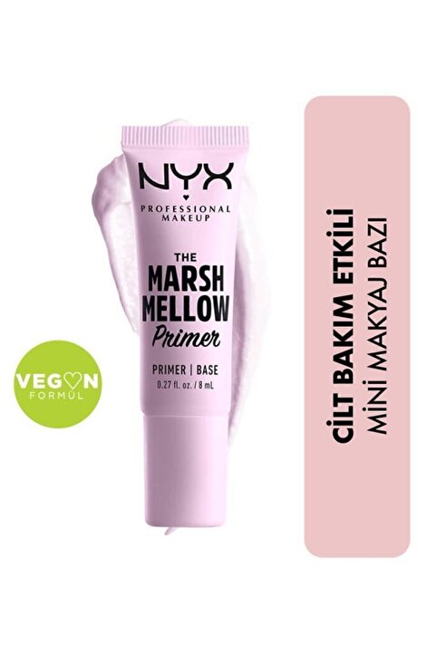 NYX Professional Makeup Marshmellow Soothing Primer Mini - Makyaj Bazı