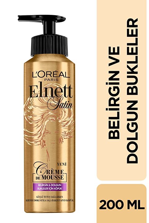 L'Oreal Paris Elnett Belirgin ve Dolgun Bukleler için Köpük