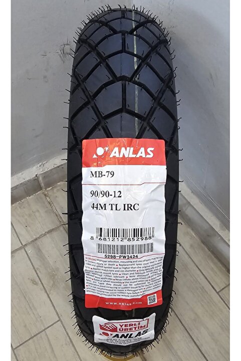 Anlas İrc 90/90-12 Tubeless Scooter Motorsiklet Lastiği Mb-79