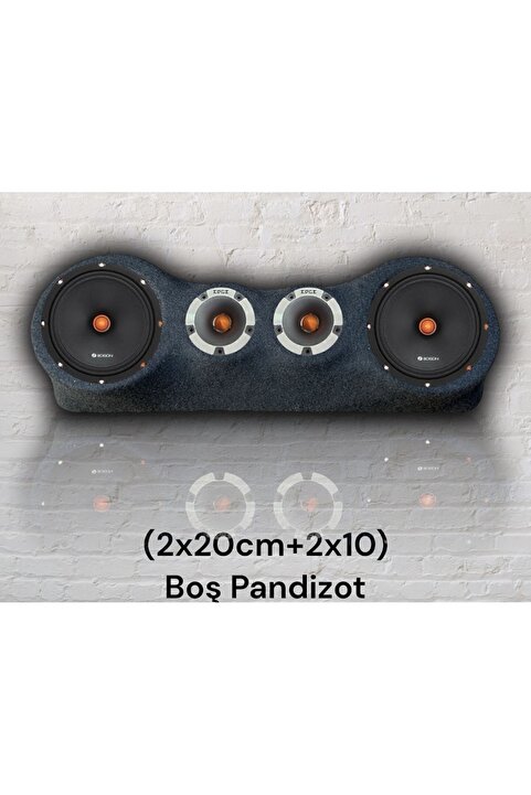 Oduncu Tuning Üniversal Pandizot (BOŞ) Polyesterli (2x20cm+2x10cm) SİYAH RENK