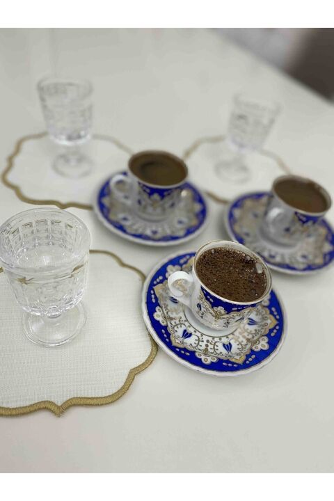 Galata İstanbul 6'lı Sade Kokteyl Peçetesi | Sarı