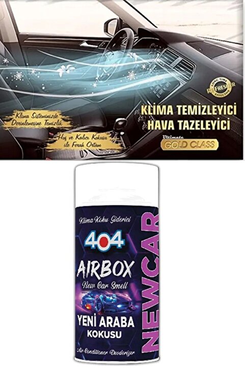 Genel Markalar Klima Fresh Temizleyici Klima Bombası Koku Giderici Bomba New Car (Yeni Araba Kokusu)